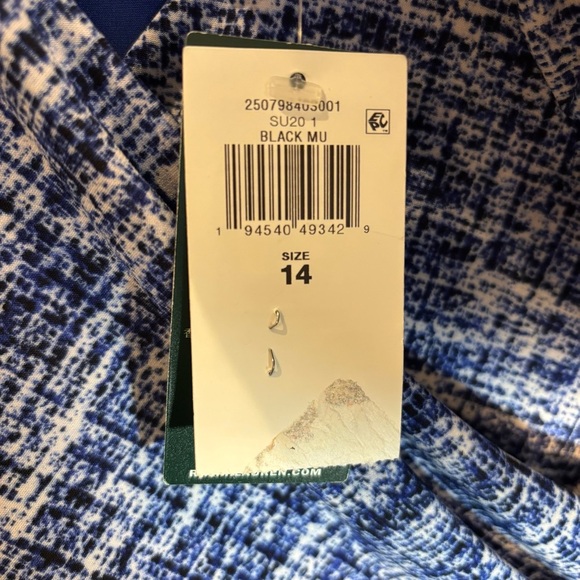 LAUREN RALPH LAUREN Sz 14 Jersey Knit 3/4 Sleeve Above the Knee Dress NEW - Picture 6 of 13